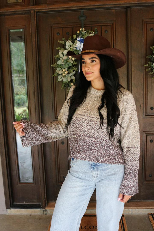 The Wyoming Cozy Ombre Sweater